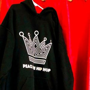 Black Hio Hop hoodie
